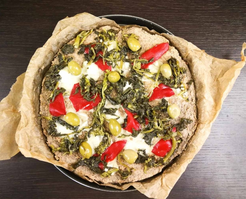pizza proteica impasti fit low carb