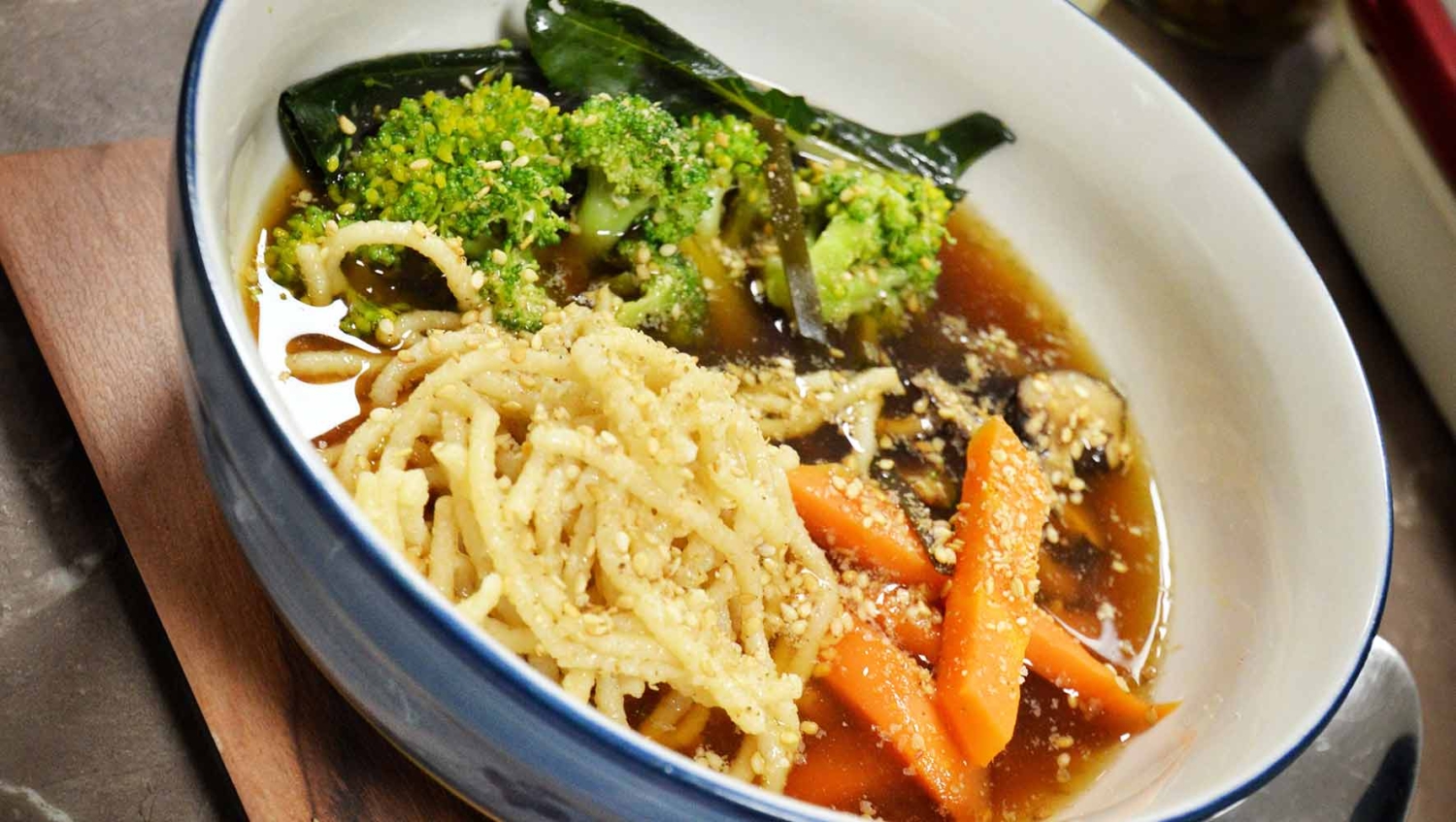 zuppa di cavolfiori e carote