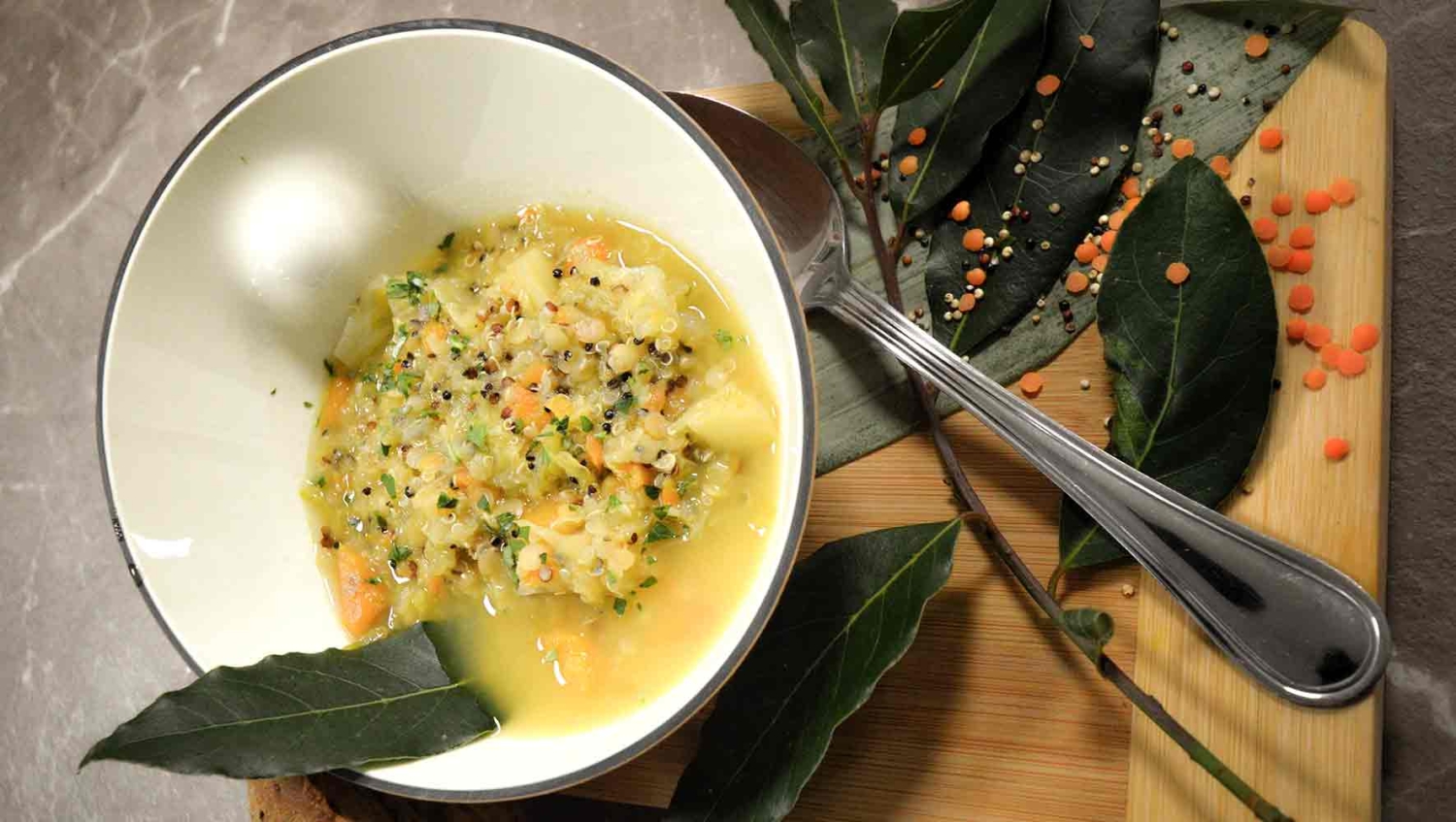 zuppa di quinoa