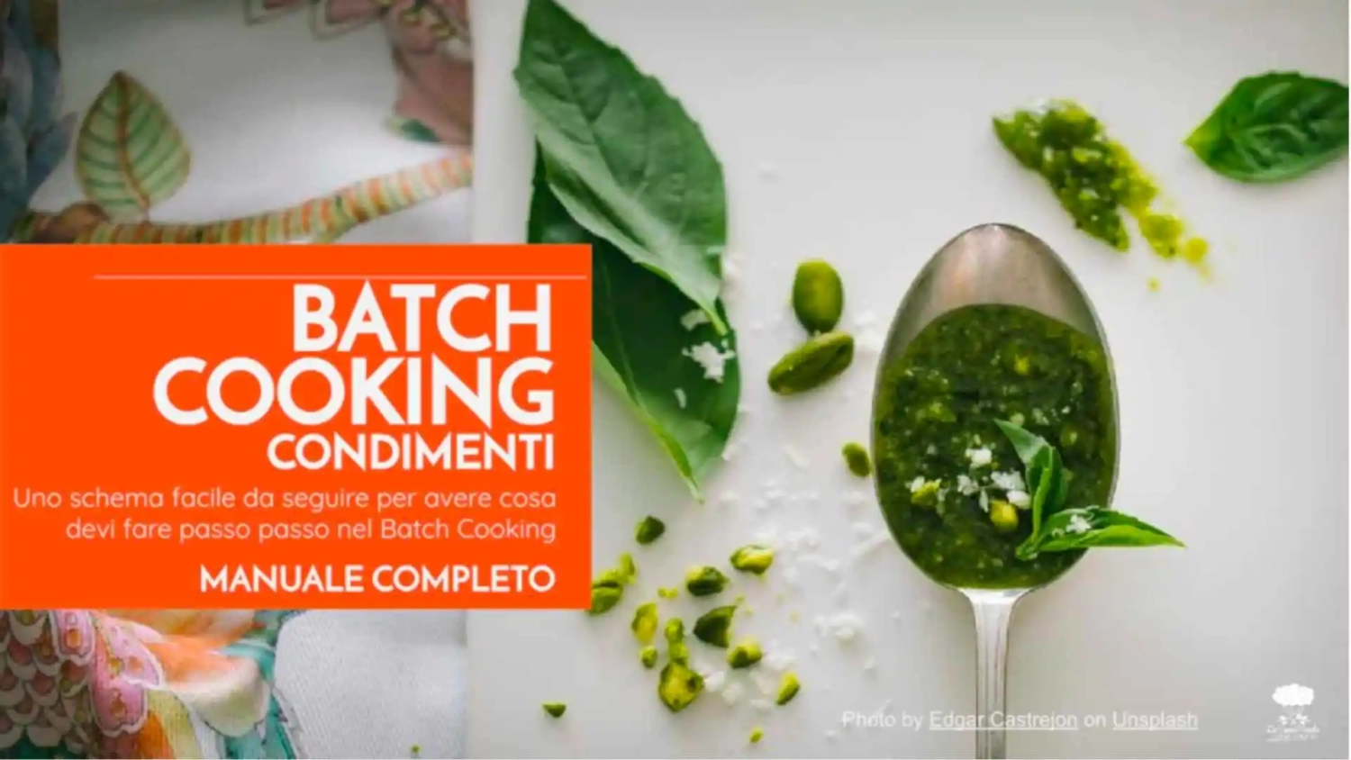 batch cooking condimenti